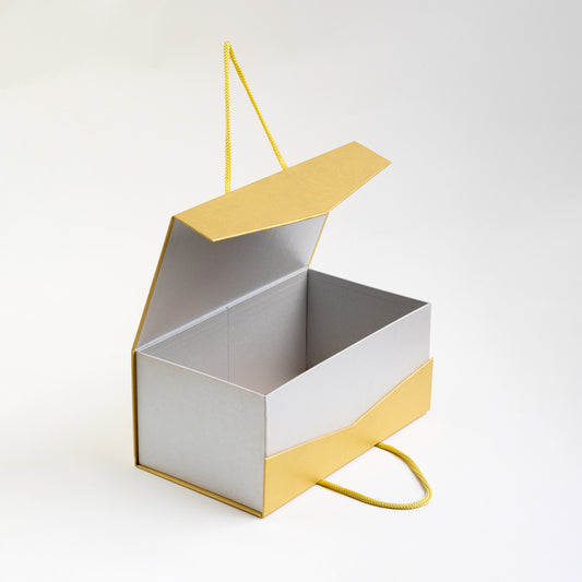 Golden Box with Carrying Handle