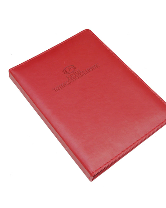 Custom Leather Menu Cover for Restaurants