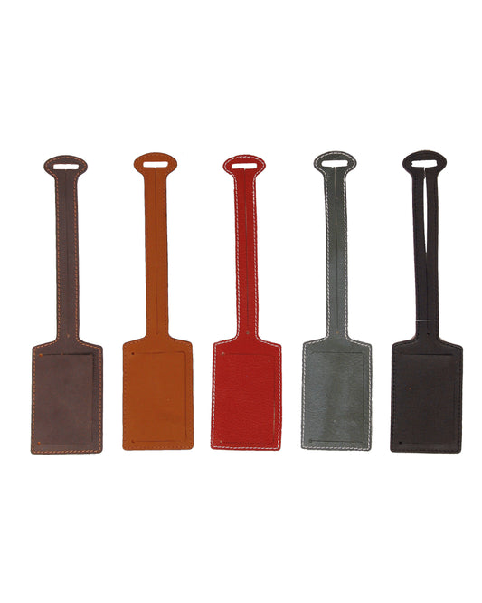 Custom Leather Luggage Tag