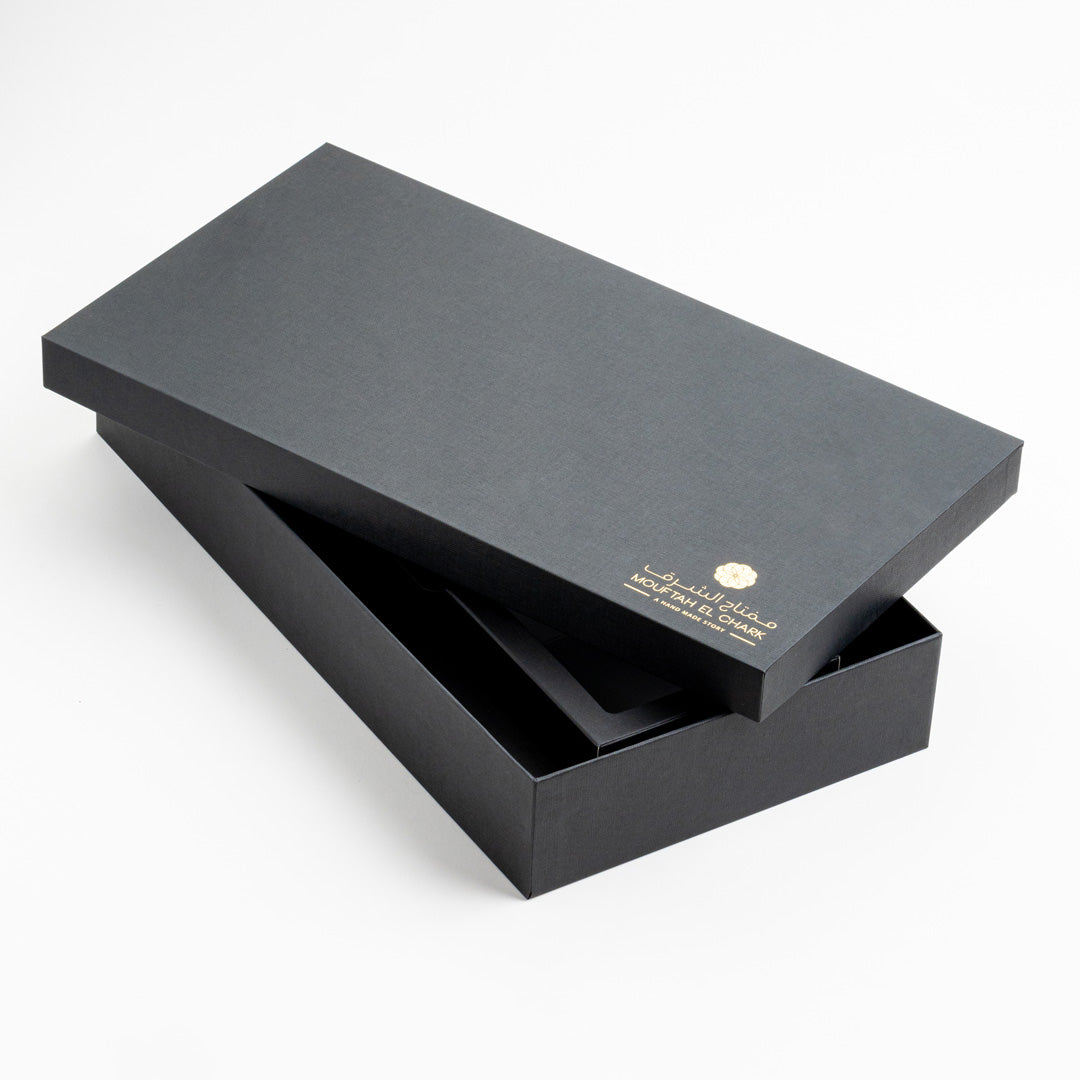 Black Fancy Paper Box with Elegant Design