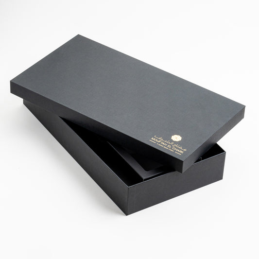 Black Fancy Paper Box with Elegant Design