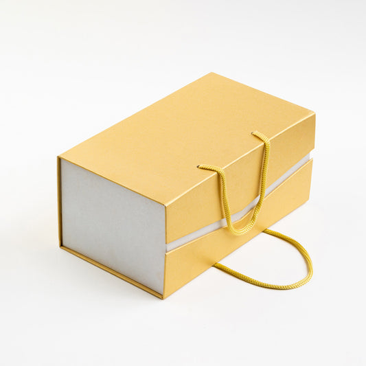 Golden Box with Carrying Handle