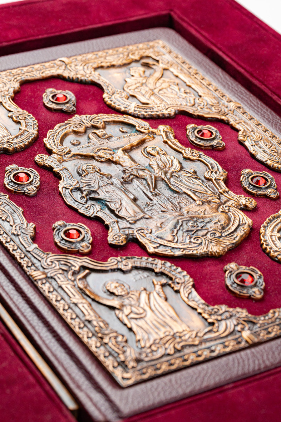 Premium Bible Box with Religious Design