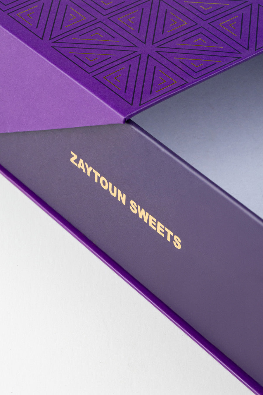 Premium Chocolate Box with Embossed Golden Logo