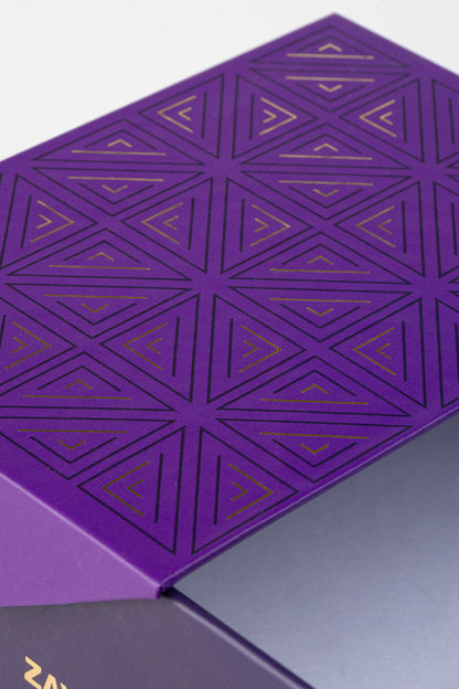 Premium Chocolate Box with Embossed Golden Logo