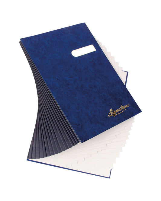Leather Signature Book for Events and Offices