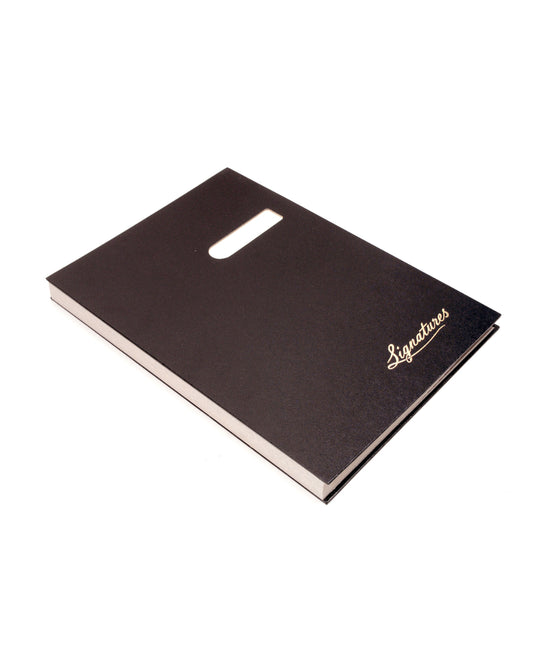 Leather Signature Book for Events and Offices