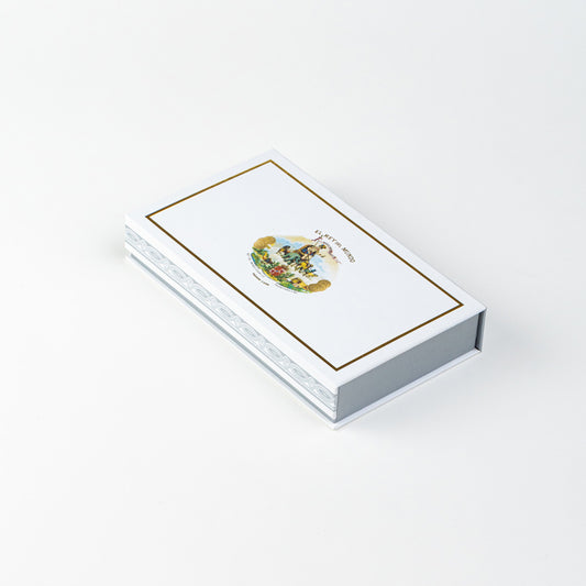 Silver Paper Cigar Box with Magnetic Closure