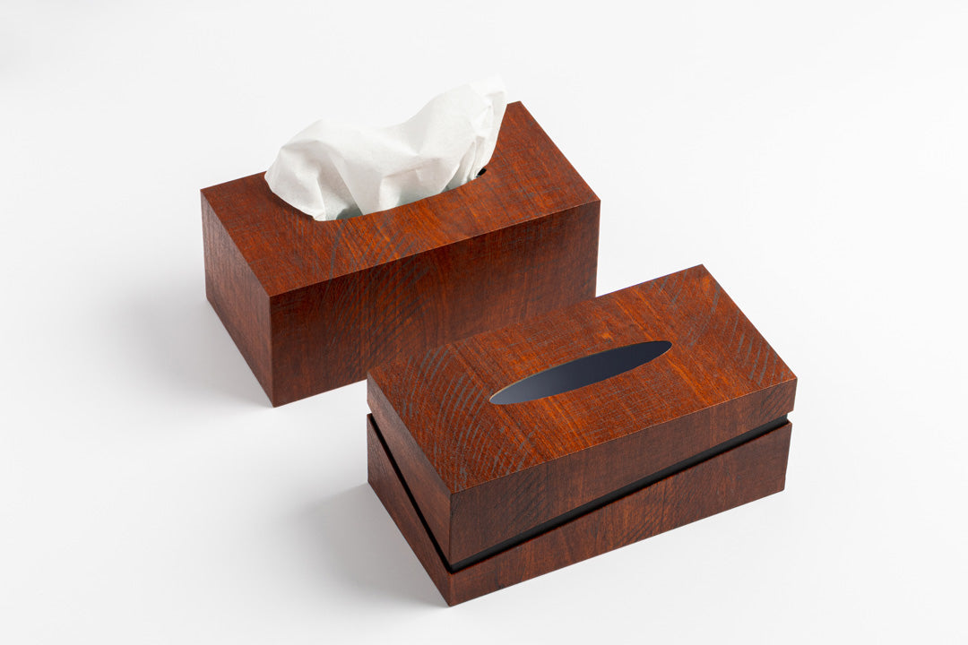 Slanted Tissue Box with Ergonomic Design
