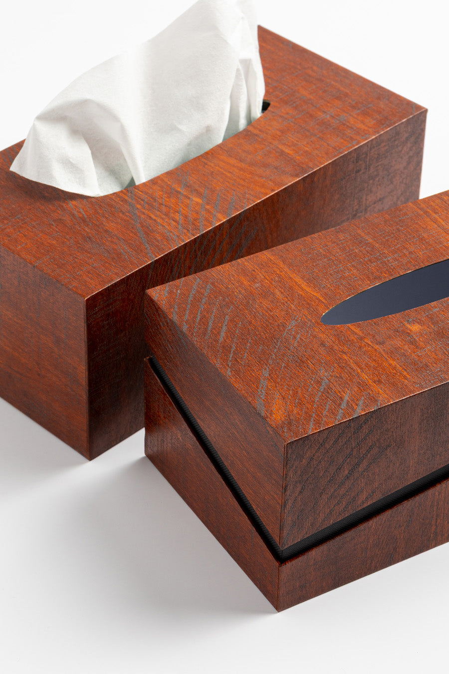 Slanted Tissue Box with Ergonomic Design