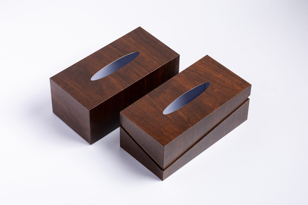 Slanted Tissue Box with Ergonomic Design