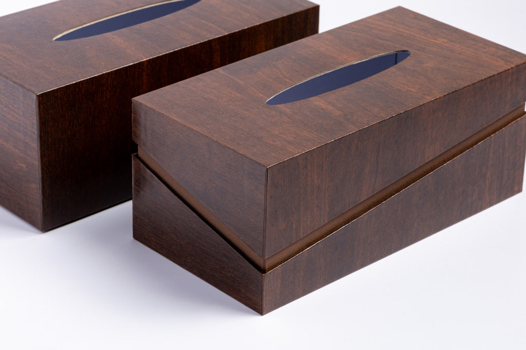 Slanted Tissue Box with Ergonomic Design