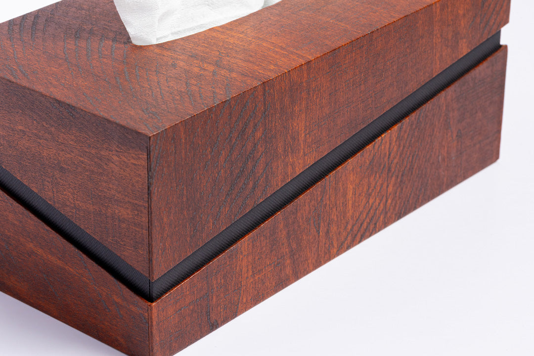 Slanted Tissue Box with Ergonomic Design