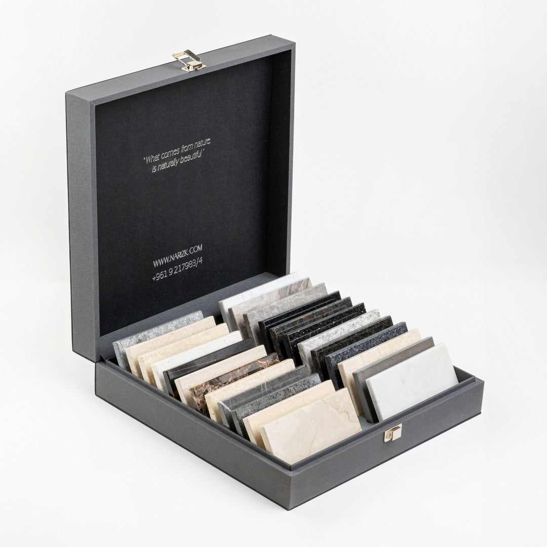 Stone Sample Luxury Box with Premium Display
